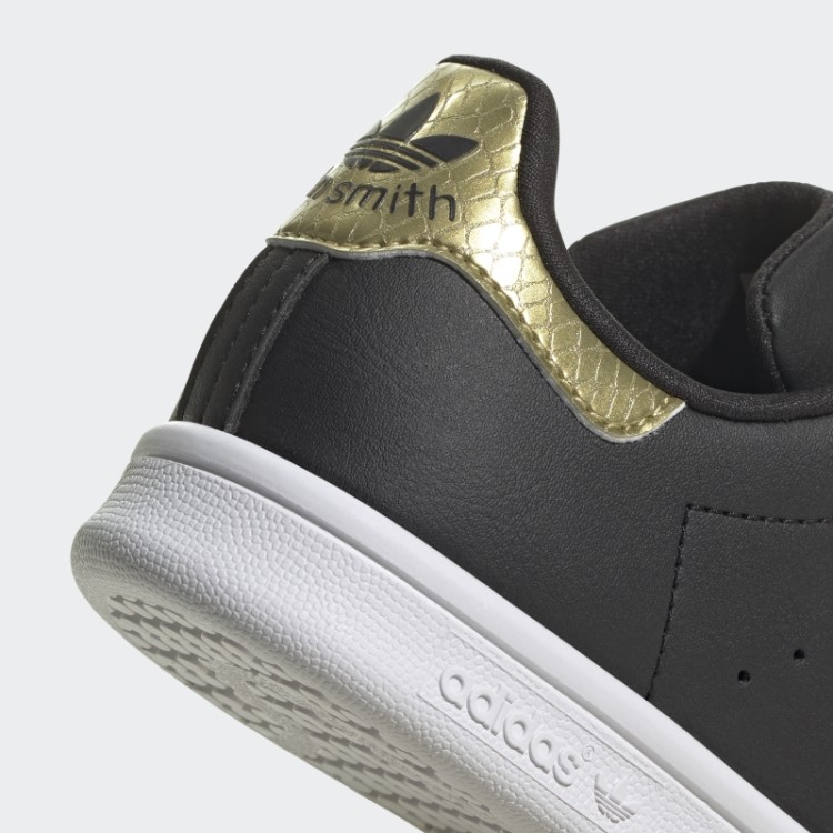 Sapatos Adidas Stan Smith Dourados Da Moda