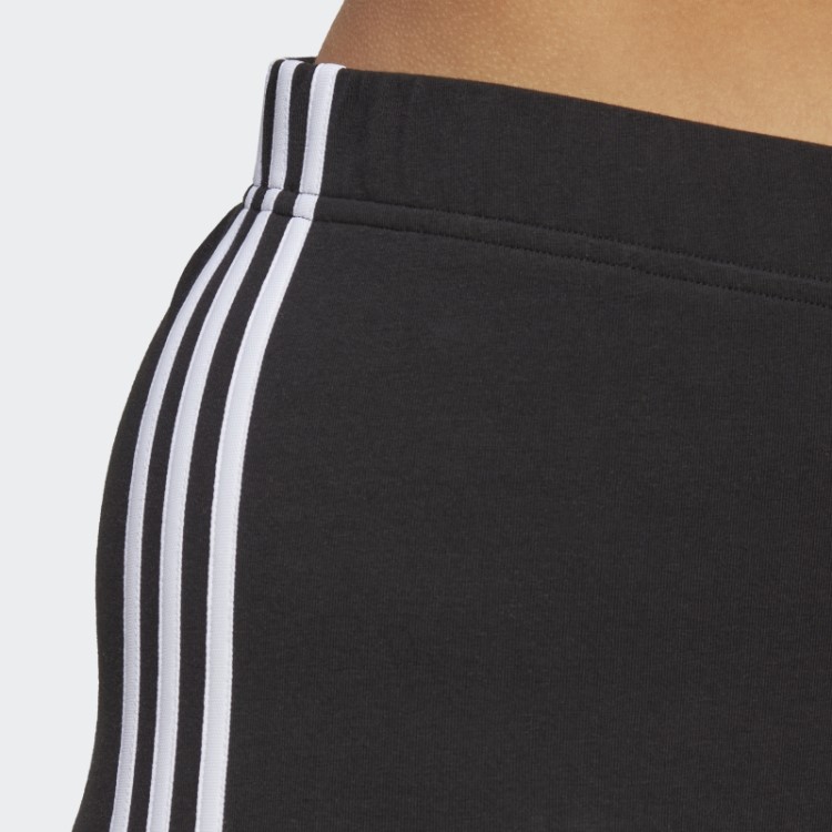 Bermuda Ciclista Com As Três Listras Adidas Essentials (tamanho Grande) Branco