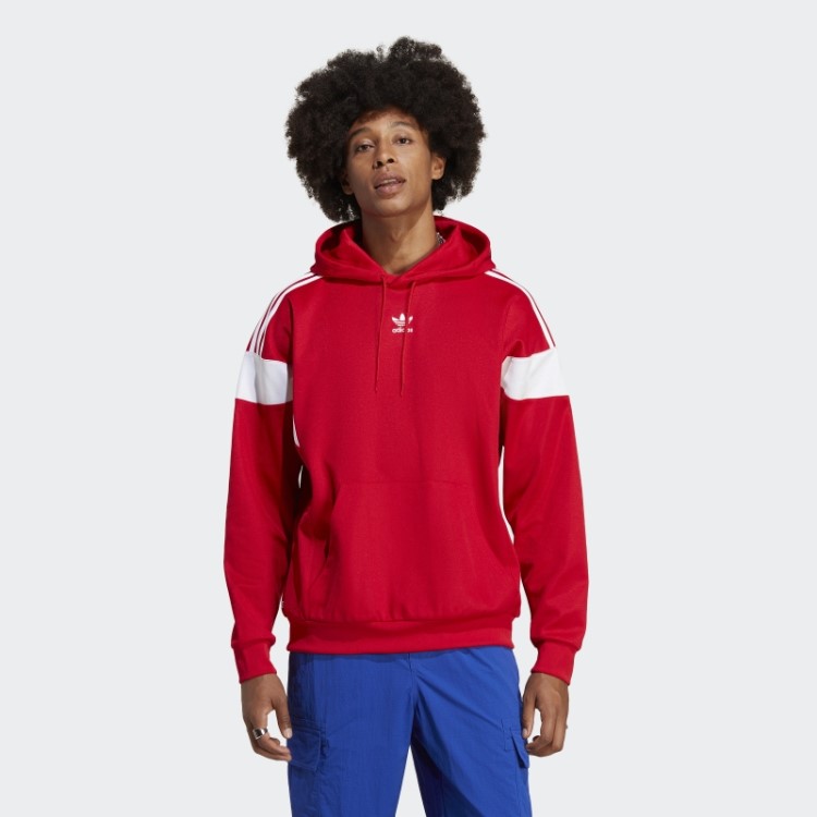 Moletom Adicolor Classics Cut Line Escarlate Adidas