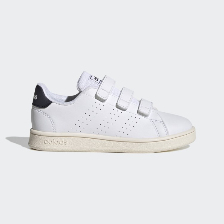 Tênis Branco Adidas Advantage Court Estilo Velcro