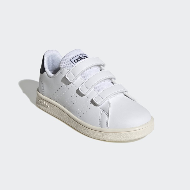 Tênis Branco Adidas Advantage Court Estilo Velcro
