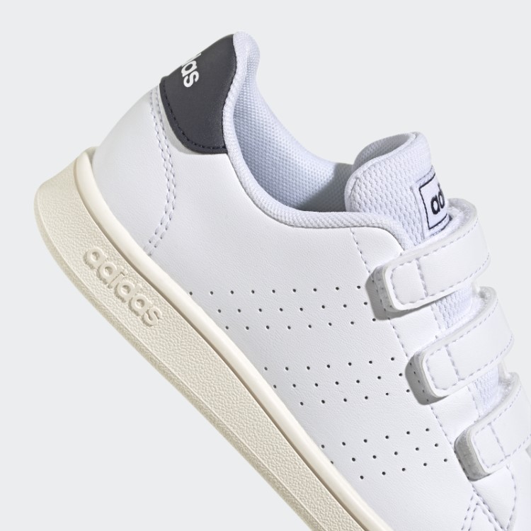 Tênis Branco Adidas Advantage Court Estilo Velcro