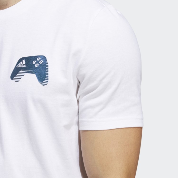 Camiseta Branca Para Jogos Com Mudança De Cor Adidas