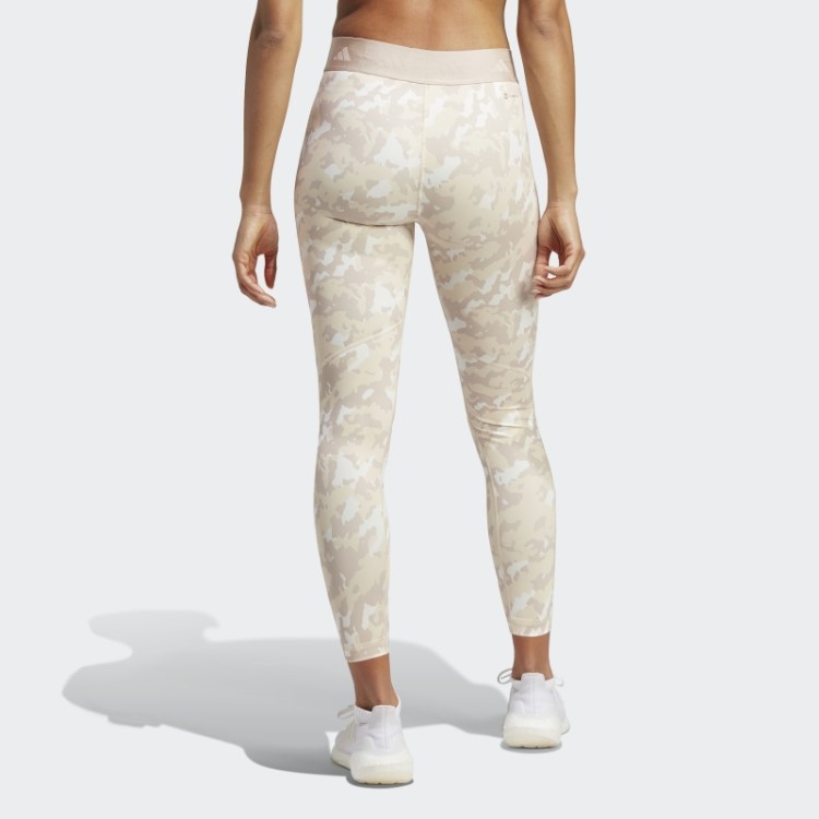 Leggings Adidas Techfit Camo 7/8 Areia