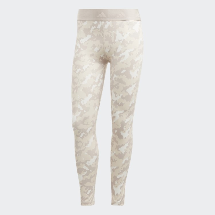 Leggings Adidas Techfit Camo 7/8 Areia