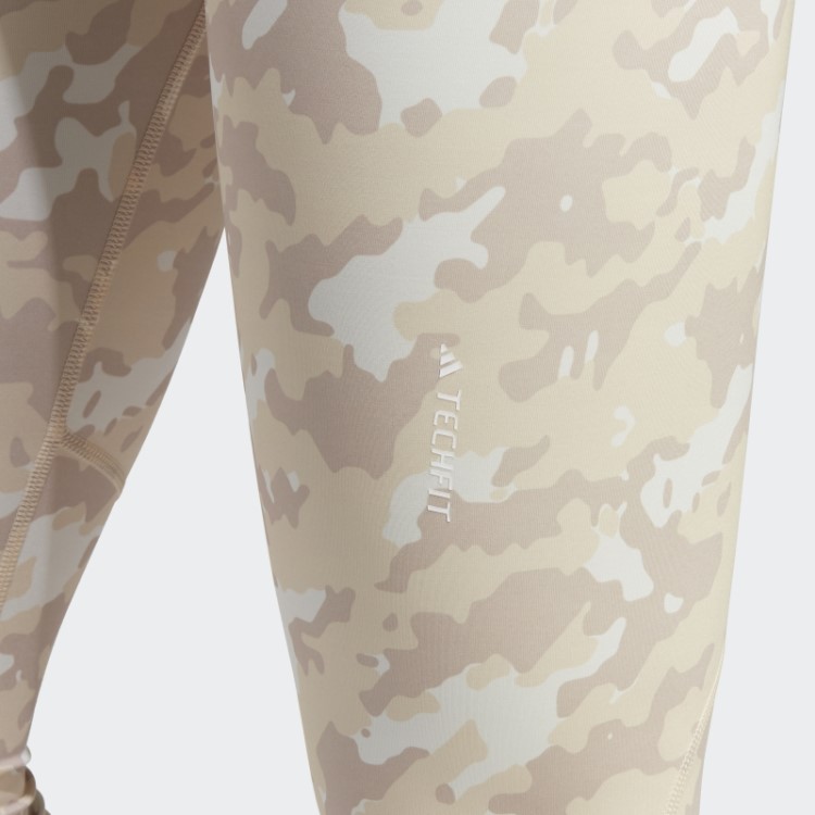 Leggings Adidas Techfit Camo 7/8 Areia