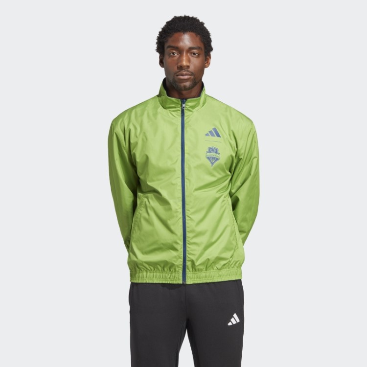 Adidas Seattle Sounders Fc Hino Jaqueta Azul Mistério