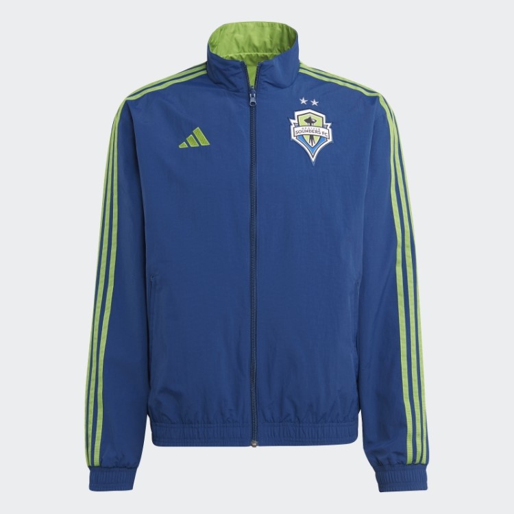 Adidas Seattle Sounders Fc Hino Jaqueta Azul Mistério