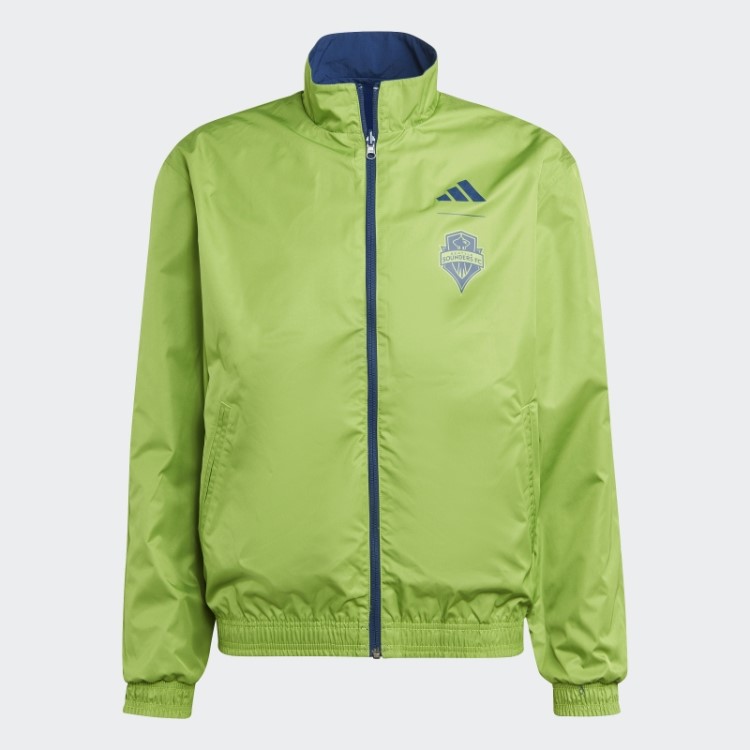 Adidas Seattle Sounders Fc Hino Jaqueta Azul Mistério