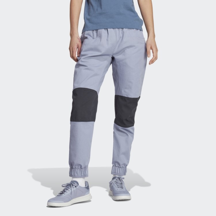 Cinco Calças De Escalada Felsblock Prata Violeta Adidas