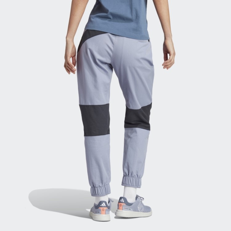Cinco Calças De Escalada Felsblock Prata Violeta Adidas