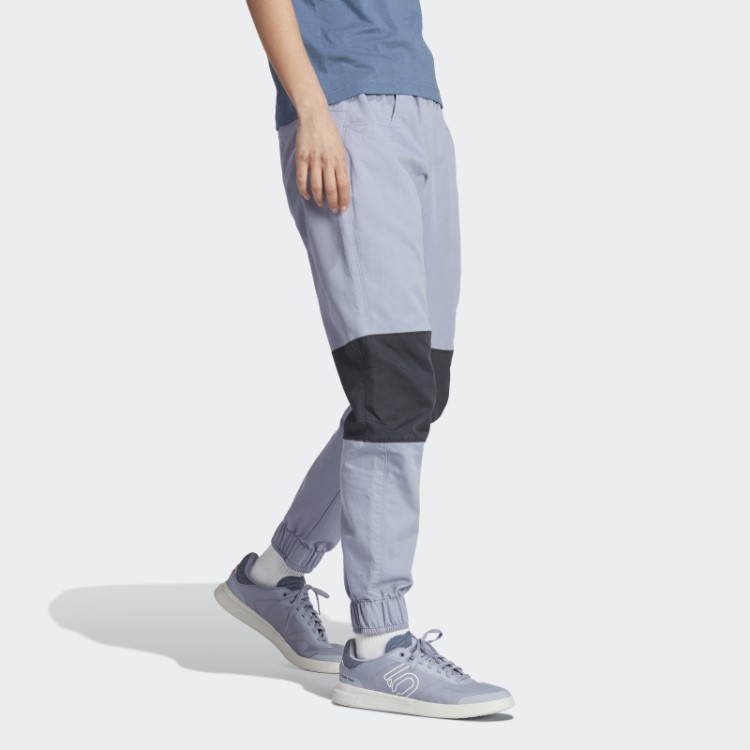 Cinco Calças De Escalada Felsblock Prata Violeta Adidas