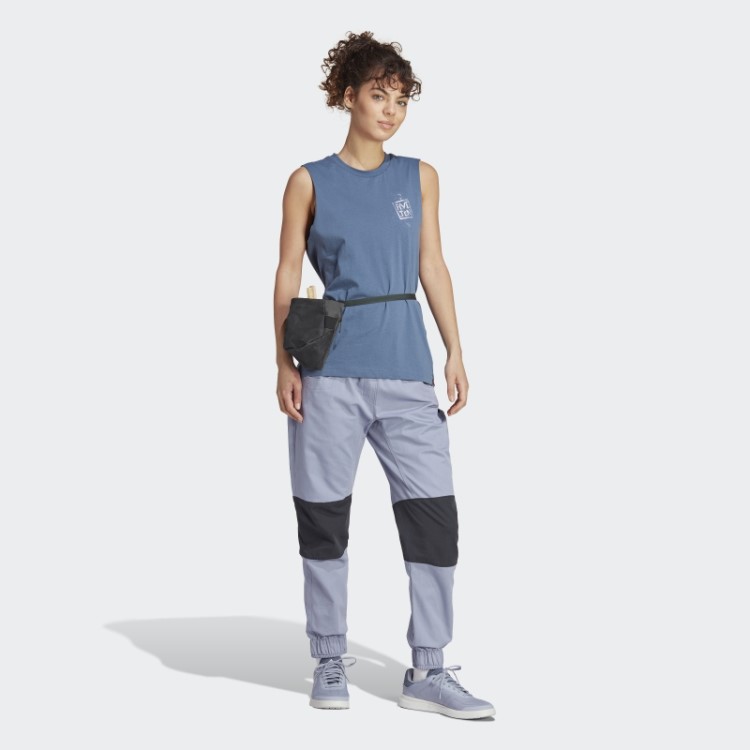 Cinco Calças De Escalada Felsblock Prata Violeta Adidas