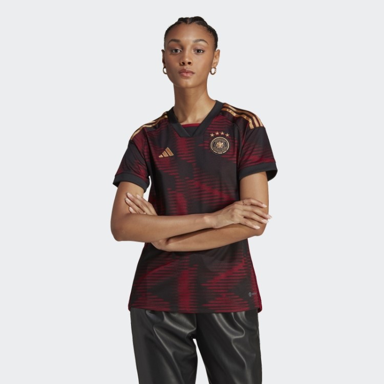 Adidas Alemanha 22 Camisa Alternativa Preta