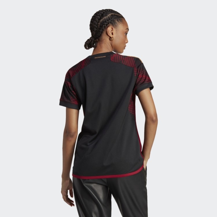 Adidas Alemanha 22 Camisa Alternativa Preta