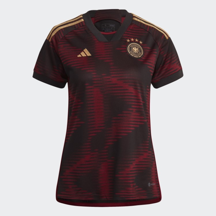 Adidas Alemanha 22 Camisa Alternativa Preta