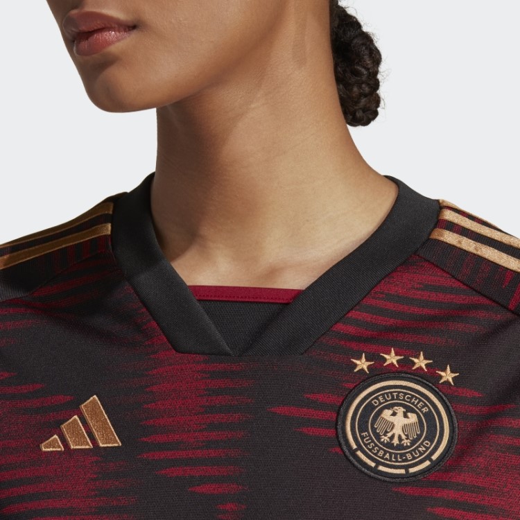 Adidas Alemanha 22 Camisa Alternativa Preta