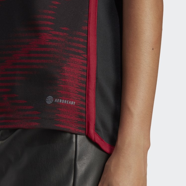 Adidas Alemanha 22 Camisa Alternativa Preta