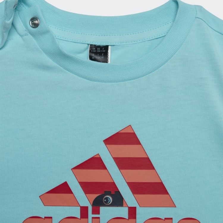 Adidas X Classic Lego Conjunto De Camiseta E Calça Aqua Hot