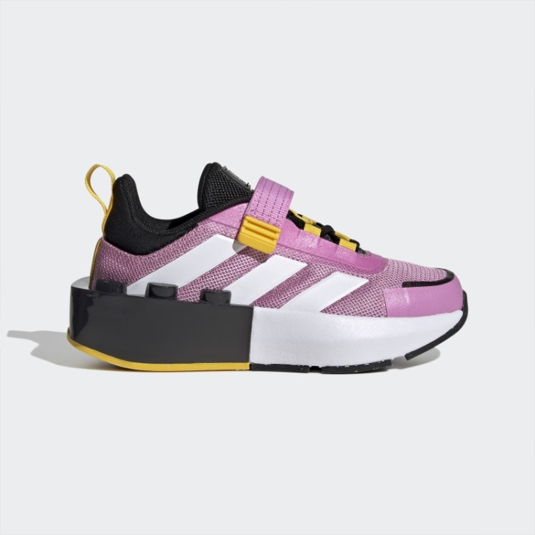Orquídea Adidas X Lego Tech Rnr Renda Elástica E Sapatos Top Strap Quentes