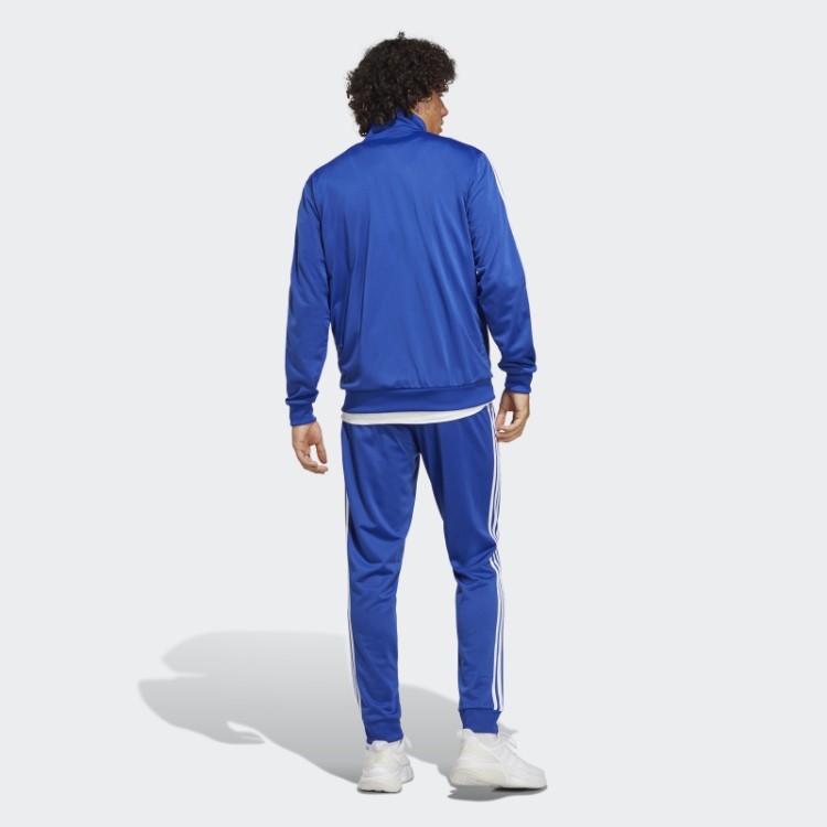 Adidas Basic 3 Listras Agasalho De Treino Azul