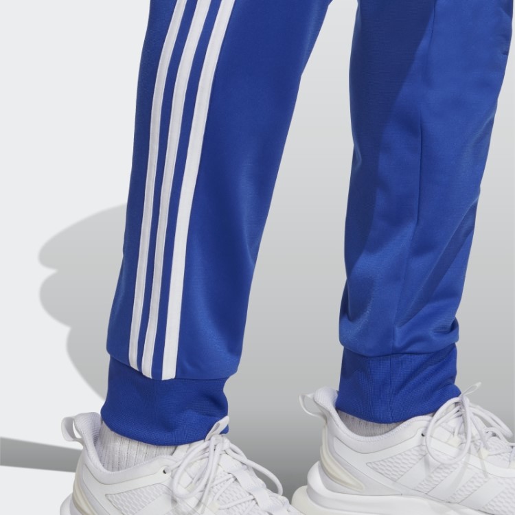 Adidas Basic 3 Listras Agasalho De Treino Azul