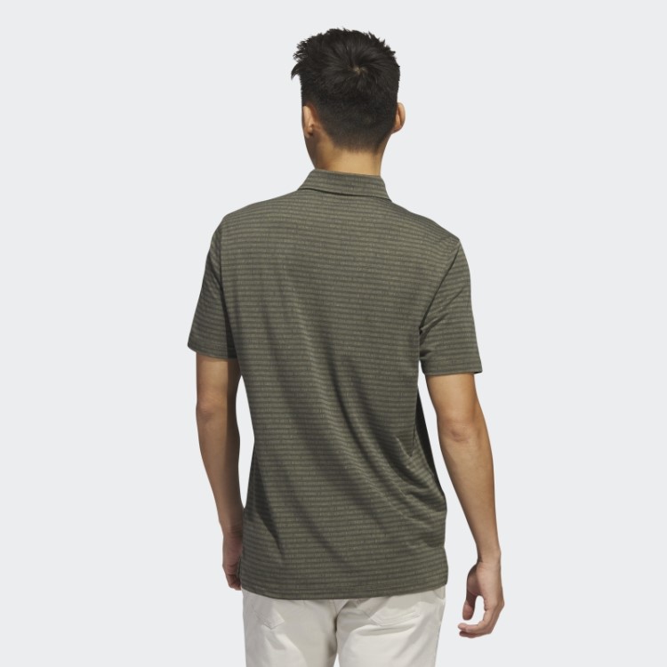 Go-to Camisa Polo Listrada De Golfe Azul Marinho Adidas