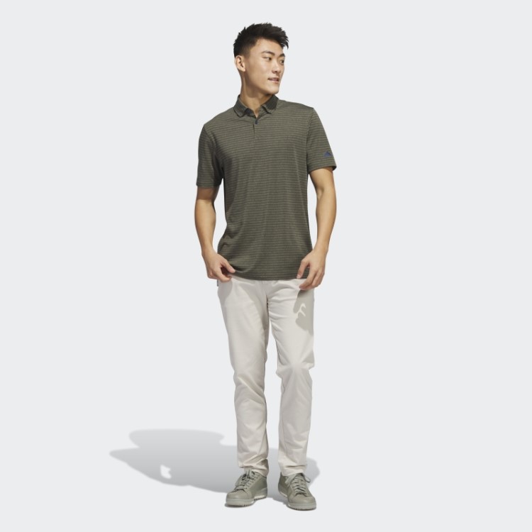 Go-to Camisa Polo Listrada De Golfe Azul Marinho Adidas