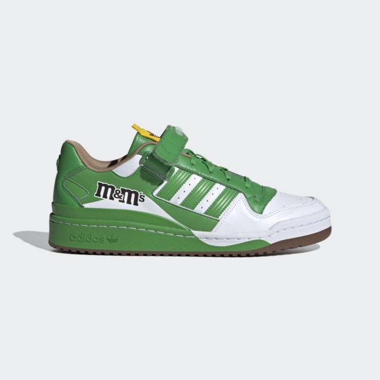 Verde Adidas M&m's Brand Forum Sapatos Baixos 84