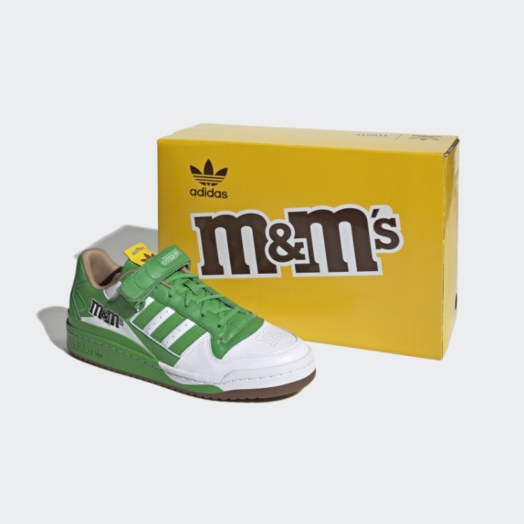 Verde Adidas M&m's Brand Forum Sapatos Baixos 84