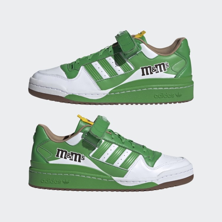 Verde Adidas M&m's Brand Forum Sapatos Baixos 84