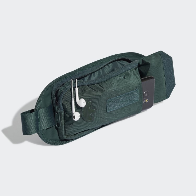 Bolsa De Cintura Verde Mineral Adidas Adicolor Contempora