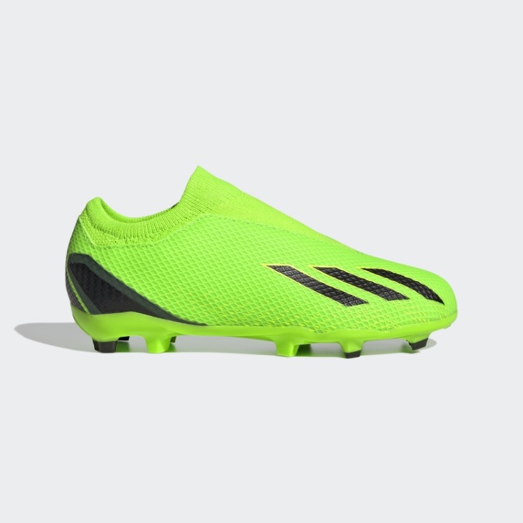 Verde Adidas X Speedportal.3 Chuteiras Firmes Sem Cadarço