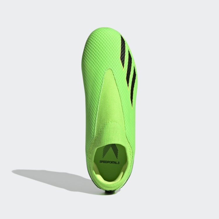 Verde Adidas X Speedportal.3 Chuteiras Firmes Sem Cadarço