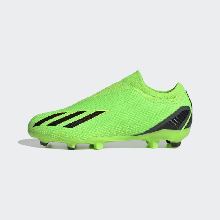 Verde Adidas X Speedportal.3 Chuteiras Firmes Sem Cadarço