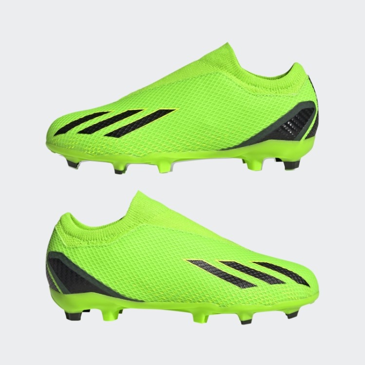 Verde Adidas X Speedportal.3 Chuteiras Firmes Sem Cadarço