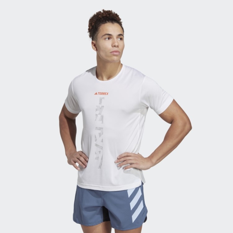 Camiseta Branca Para Corrida Terrex Agravic Adidas