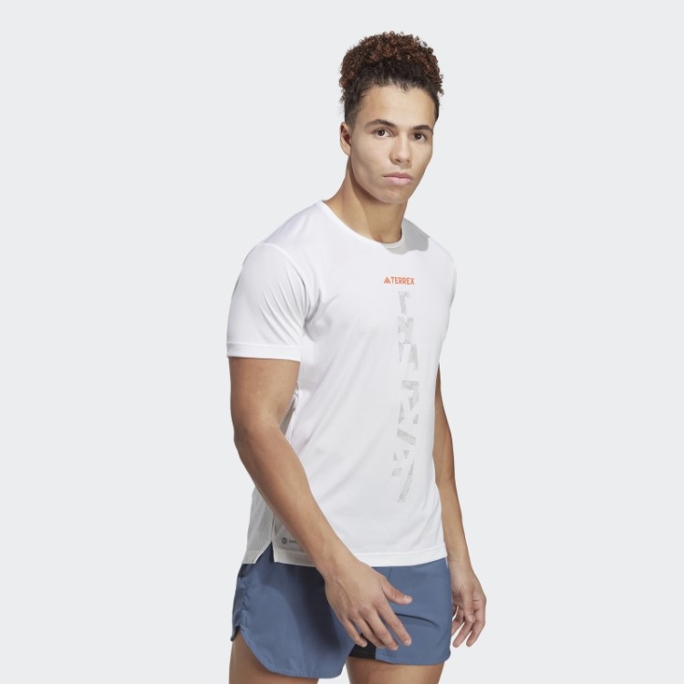 Camiseta Branca Para Corrida Terrex Agravic Adidas