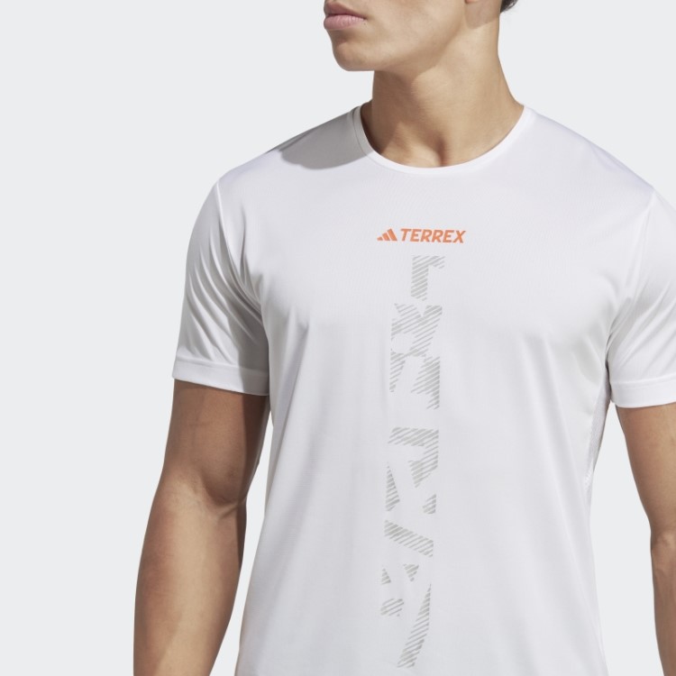Camiseta Branca Para Corrida Terrex Agravic Adidas