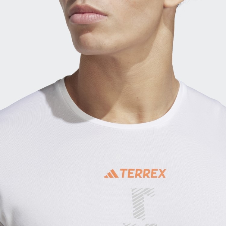Camiseta Branca Para Corrida Terrex Agravic Adidas