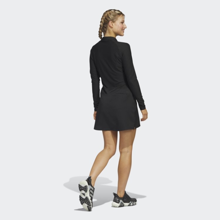 Vestido De Golfe Manga Longa Adidas Preto
