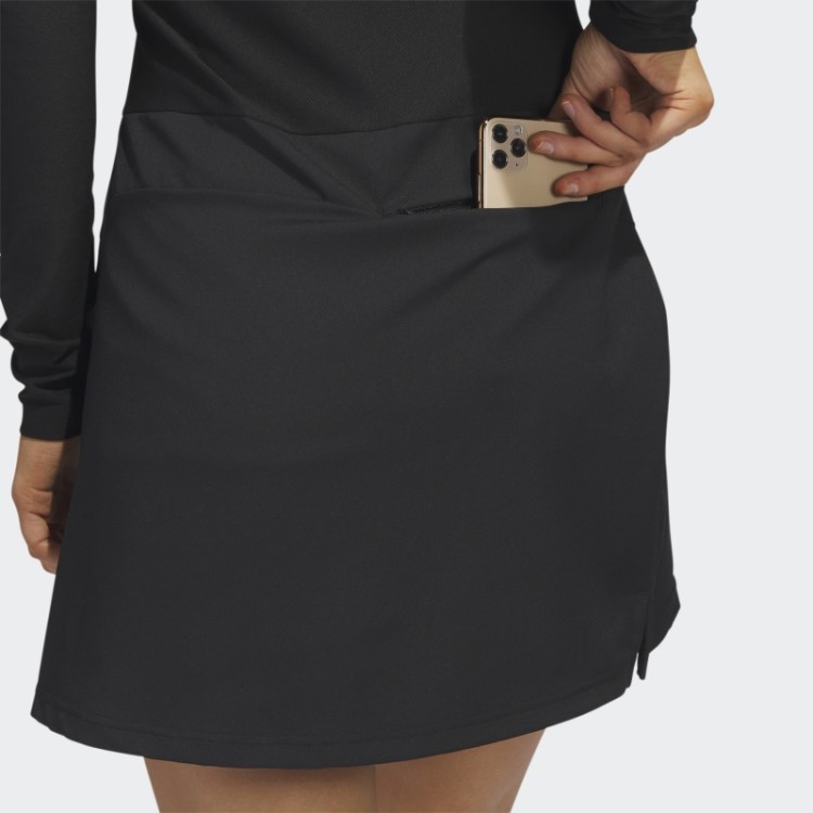 Vestido De Golfe Manga Longa Adidas Preto