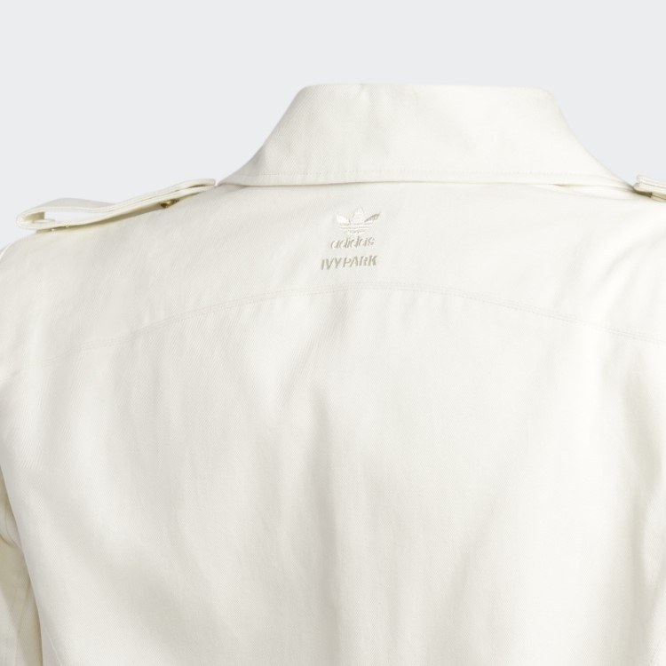 Top Branco De Sarja Adidas De Manga Comprida (tamanho Grande)