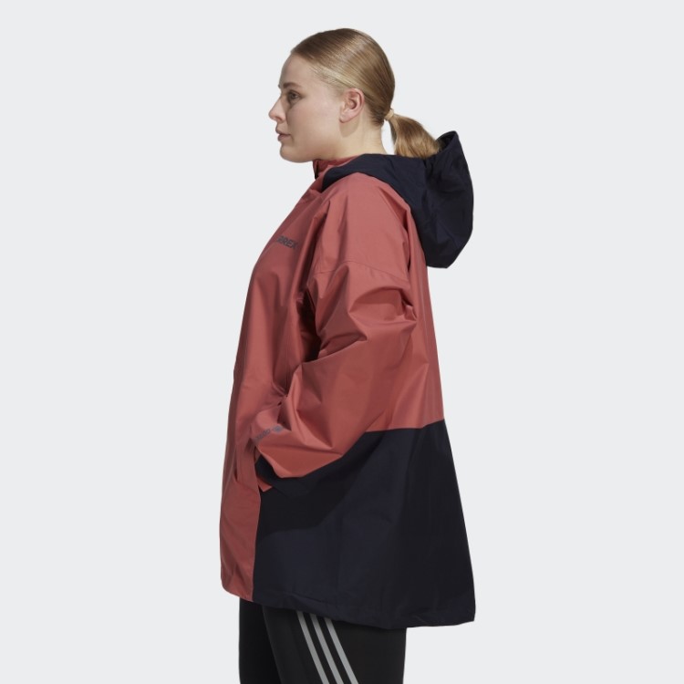 Jaqueta De Chuva Terrex Gore-tex Paclite (tamanho Grande) Vermelho Adidas