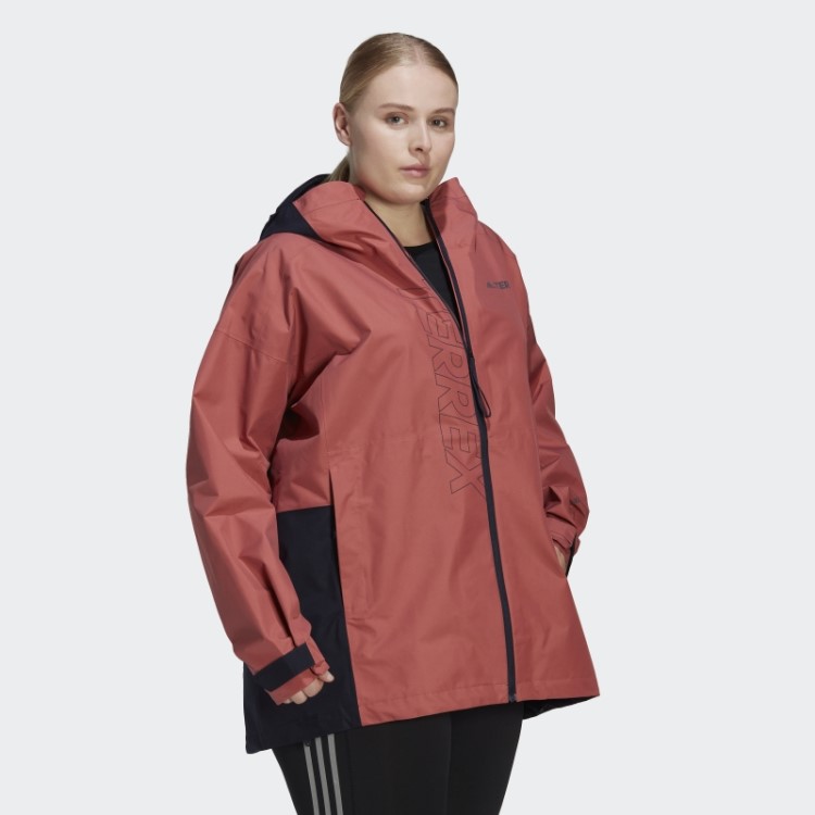Jaqueta De Chuva Terrex Gore-tex Paclite (tamanho Grande) Vermelho Adidas