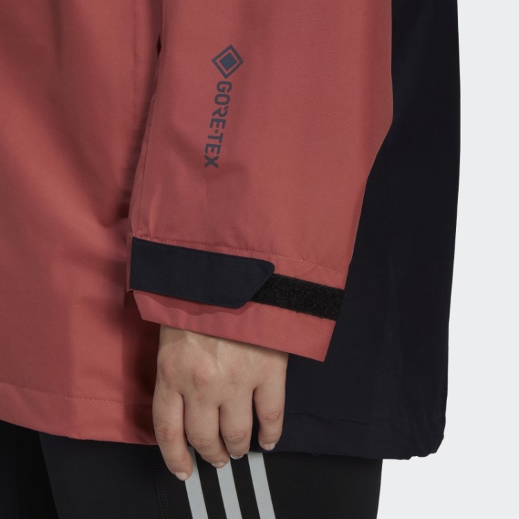 Jaqueta De Chuva Terrex Gore-tex Paclite (tamanho Grande) Vermelho Adidas