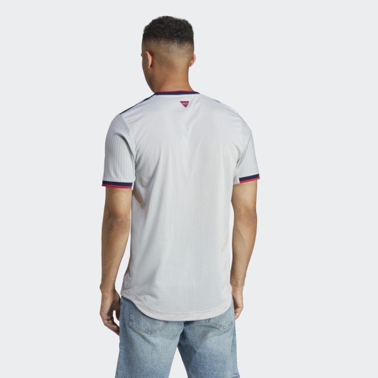 Cinza Adidas St. Louis City SC 23 Away Camisa Autêntica