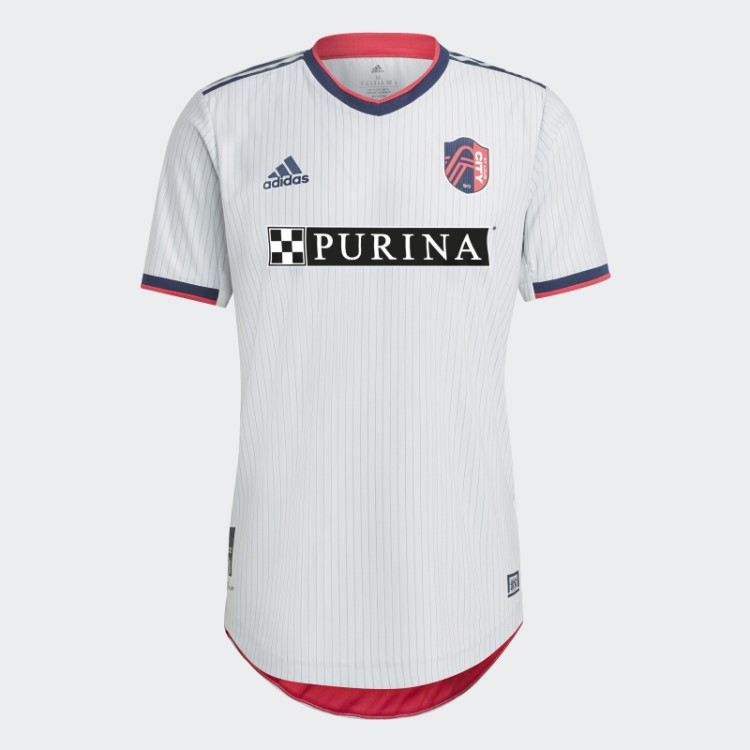Cinza Adidas St. Louis City SC 23 Away Camisa Autêntica
