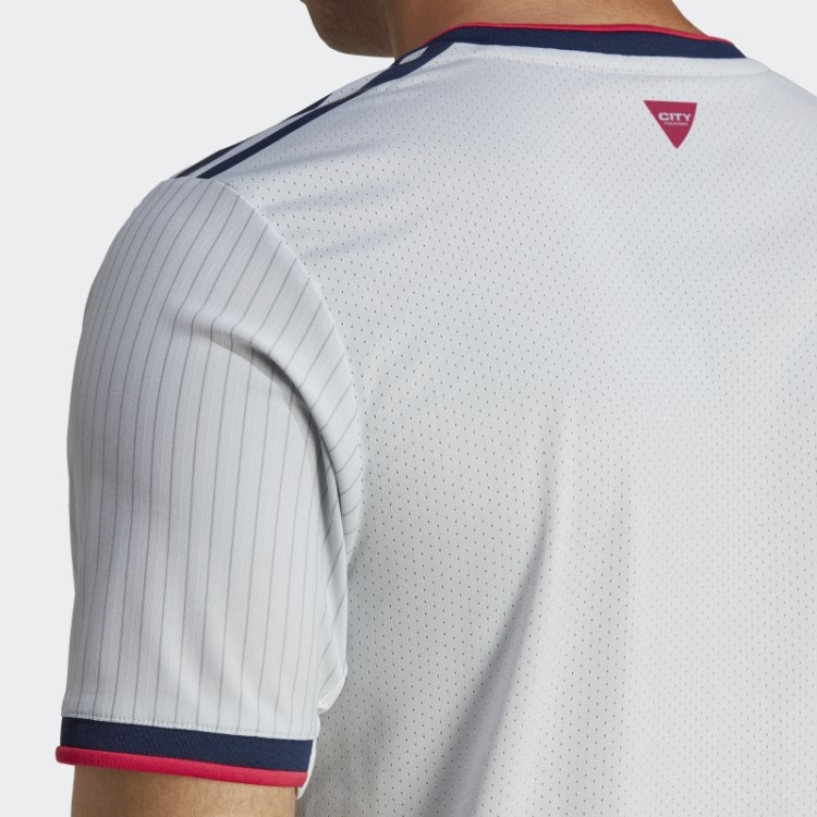 Cinza Adidas St. Louis City SC 23 Away Camisa Autêntica