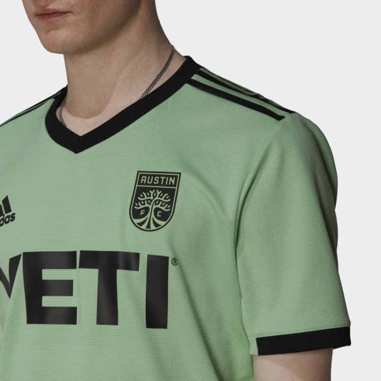 Glória Mint Austin Fc 22/23 Away Camisa Autêntica Adidas